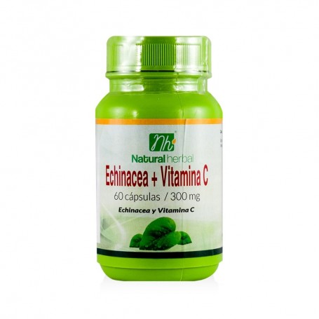 Echinacea + Vitamina C 60 capsulas 300mg